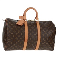 【原宿店限定】ルイ・ヴィトン LOUIS VUITTON キーポル45 ボストンバッグ モノグラム M41428 レディース 163909V