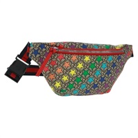 【原宿店限定】グッチ GUCCI ウエストバッグ チルドレン GGスプリーム PVC ベージュ シルバー 502095 レディース 163511V