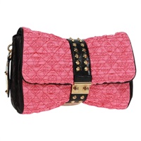 【原宿店限定】ルイ・ヴィトン LOUIS VUITTON コケットポシェット クラッチバッグ モノグラム サテン レザー ピンク ブラック レディース 159918V