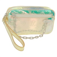 【原宿店限定】ルイ・ヴィトン LOUIS VUITTON ポシェットヴォルガ クラッチバッグ モノグラムプリズム シルバー M55261 レディース 163342M