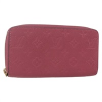【原宿店限定】ルイ・ヴィトン LOUIS VUITTON ジッピーウォレット 長財布 モノグラムアンプラント ピンク M60549 レディース ka1705M