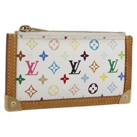 ルイ・ヴィトン LOUIS VUITTON ポシェット・クレ コインケース モノグラム・マルチカラー ホワイト M92655 レディース 162776V