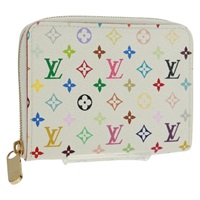 【原宿店限定】ルイ・ヴィトン LOUIS VUITTON ジッピーコインパース コインケース モノグラム マルチカラー ホワイト M93741 レディース 166044M