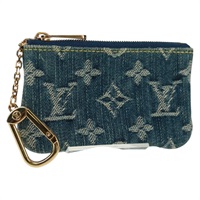 【原宿店限定】ルイ・ヴィトン LOUIS VUITTON ポシェット・クレ コインケース モノグラムデニム ブルー M95343 レディース 166053V