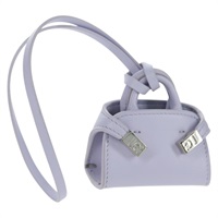 【原宿店限定】サルヴァトーレフェラガモ Salvatore Ferragamo バッグチャーム レザー パープル レディース 166369M