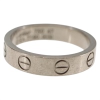 【原宿店限定】カルティエ CARTIER リング・指輪 ミニラブリング K18ゴールド(750) シルバー レディース 162882SM