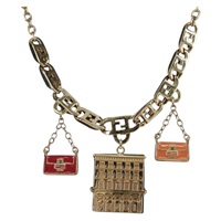 【原宿店限定】フェンディ FENDI ネックレス メタル ゴールド レディース 162892V