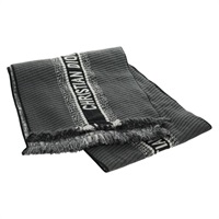 【原宿店限定】クリスチャンディオール Christian Dior ビッグマフラー マフラー オブリーク ウール ブラック レディース am10653V