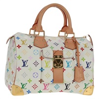 【原宿店限定】ルイ・ヴィトン LOUIS VUITTON スピーディ30 ハンドバッグ モノグラム・マルチカラー ホワイト M92643 レディース 165471SAV