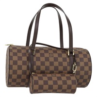【原宿店限定】ルイ・ヴィトン LOUIS VUITTON パピヨン30 ハンドバッグ ダミエ エベヌ N51303 レディース 159846V