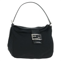 【原宿店限定】フェンディ FENDI マンマバケット ショルダーバッグ ナイロン ブラック レディース ep12820V