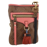 【原宿店限定】ルイ・ヴィトン LOUIS VUITTON フラットバッグ ショルダーバッグ モノグラムアンプラント ブラウン M40369 レディース 170001SAM