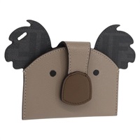 【原宿店限定】フェンディ FENDI カードケース レザー ブラウン レディース bs33055V