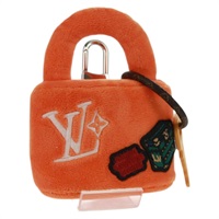 【原宿店限定】ルイ・ヴィトン LOUIS VUITTON LVラッキーロック バッグチャーム ファー オレンジ M03107 レディース 170579SAM