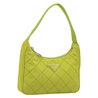 プラダ PRADA ハンドバッグ ナイロン グリーン ゴールド レディース ARZ382V