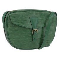 ルイ・ヴィトン LOUIS VUITTON ジュヌ・フィーユMM ショルダーバッグ エピ グリーン M52154 レディース BA10942A