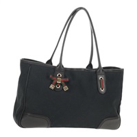 グッチ GUCCI プリンシー トートバッグ Old GUCCI GGキャンバス ウェブシェリーライン ブラック レッド 163805 レディース 155348V