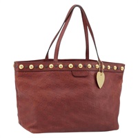 グッチ GUCCI トートバッグ GGキャンバス グッチシマ レザー ボルドー ゴールド 207291 レディース 173840A