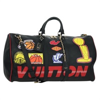 ルイ・ヴィトン LOUIS VUITTON キーポルバンドリエール55 ボストンバッグ モノグラム LV X NBA ブラック M58516 レディース LNZ562SM