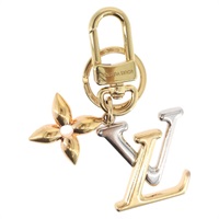 ルイ・ヴィトン LOUIS VUITTON LVニューウェーブ キーホルダー メタル ゴールドトーン M68449 レディース BA11294V