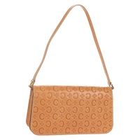 セリーヌ CELINE アクセサリーポーチ Cマカダムキャンバス ベージュ ゴールド レディース 155457V