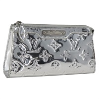ルイ・ヴィトン LOUIS VUITTON トゥルースコスメティックポーチ ポーチ モノグラムミロワール シルバー M95603 レディース ARZ550V