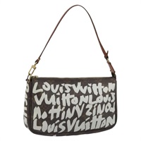 ルイ・ヴィトン LOUIS VUITTON ポシェット・アクセソワール ポーチ モノグラムグラフィティ ホワイト M92192 レディース ARZ476A