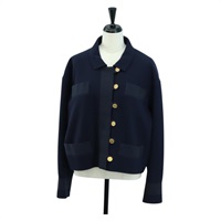 シャネル CHANEL 上着 ウール ヴィンテージ ネイビー レディース 158558M