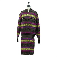 シャネル CHANEL 上着 ニット ウール マルチカラー レディース 158587SAM