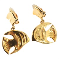 サンローラン SAINT LAURENT イヤリング イヤリング メタル ゴールド レディース BSZ416V