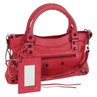 バレンシアガ BALENCIAGA ザファースト ハンドバッグ レザー 2way ピンク 103208 レディース ARZ707SAV
