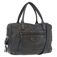 バレンシアガ BALENCIAGA クラシックブリッジ ハンドバッグ レザー 2way ブラック レディース ka3423V