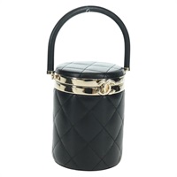 シャネル CHANEL ハンドバッグ マトラッセ バニティ ラムスキン ブラック ゴールド レディース BAZ464SAM
