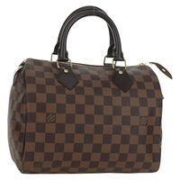 ルイ・ヴィトン LOUIS VUITTON スピーディ25 ハンドバッグ ダミエ エベヌ N41532 レディース ki6611SAM