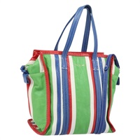 バレンシアガ BALENCIAGA バザールショッパーS ハンドバッグ レザー 2way マルチカラー シルバー 443096 レディース AMZ143A