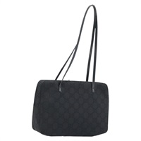 グッチ GUCCI ハンドバッグ GGキャンバス ブラック シルバー 000 0815 レディース BAZ008A