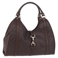 グッチ GUCCI ハンドバッグ GGキャンバス ジャッキー グッチシマ レザー ブラウン ゴールド 203494 レディース BAZ028A