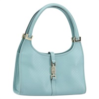 グッチ GUCCI ハンドバッグ マイクロGGスプリーム ジャッキー PVC ベイビーブルー シルバー 002 1068 レディース mr2280A