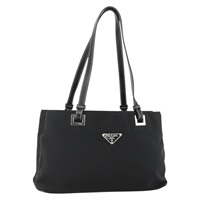 プラダ PRADA ハンドバッグ ナイロン ブラック シルバー レディース SW2225A