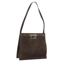 グッチ GUCCI ショルダーバッグ スエード ブラウン ゴールド 001 2684 1863 レディース ep13960V