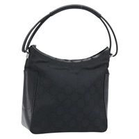 グッチ GUCCI ショルダーバッグ GGキャンバス ブラック シルバー 001 3766 レディース YKZ177A