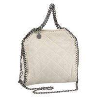 ステラ マッカートニー Stella MacCartney ファラベラミニ ショルダーバッグ チェーン ポリエステル 2way ホワイト シルバー 512064 レディース BA11787A