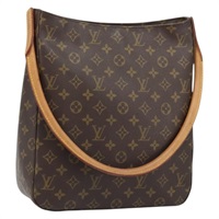 ルイ・ヴィトン LOUIS VUITTON ルーピングGM ショルダーバッグ モノグラム M51145 レディース BAZ158A