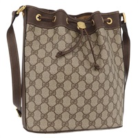 グッチ GUCCI ショルダーバッグ GGスプリーム PVCレザー ベージュ ゴールド 001 115 6179 レディース BAZ435A