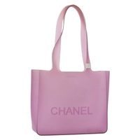 シャネル CHANEL トートバッグ ラバー パープル レディース BA11858A