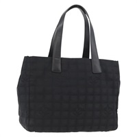 シャネル CHANEL トートバッグ ニュートラベルライン ナイロン ブラック ゴールド レディース BAZ019A