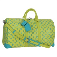 ルイ・ヴィトン LOUIS VUITTON キーポルバンドリエール50 ボストンバッグ モノグラムプレイグラウンド イエロー M21869 レディース AMZ519SM