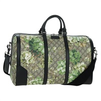 グッチ GUCCI ボストンバッグ GGブルームス GGスプリーム PVC 2way ベージュ シルバー 406380 レディース ARZ752SAM