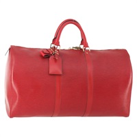 ルイ・ヴィトン LOUIS VUITTON キーポル50 ボストンバッグ エピ レッド M42967 レディース BAZ214A