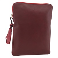 クロエ Chloe クラッチバッグ レザー ボルドー ゴールド レディース bs34240A